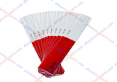 10pcs of 2"x12" Strips Conspicuity Safety Caution Warning Tape DOT-C2 Approved Reflective Truck Trailer Red/White Adhesive Sticker